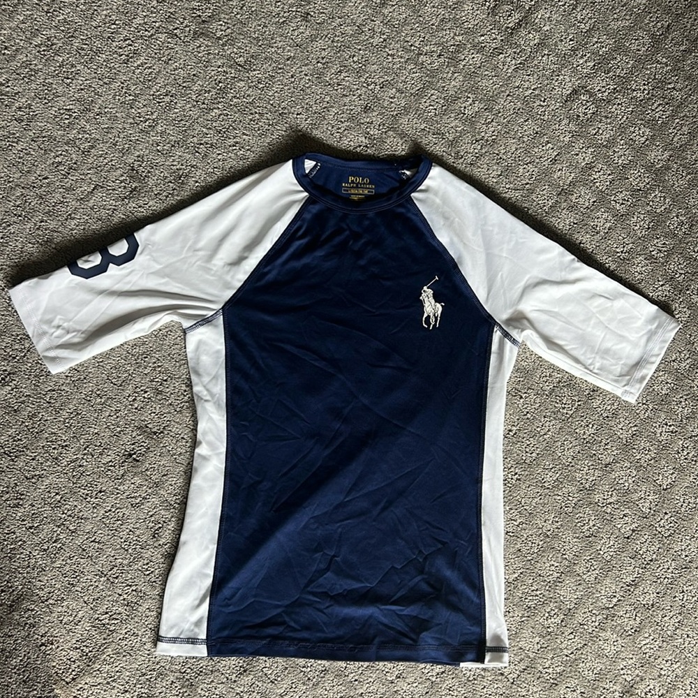 Polo swim shirt. Size L (14-16)